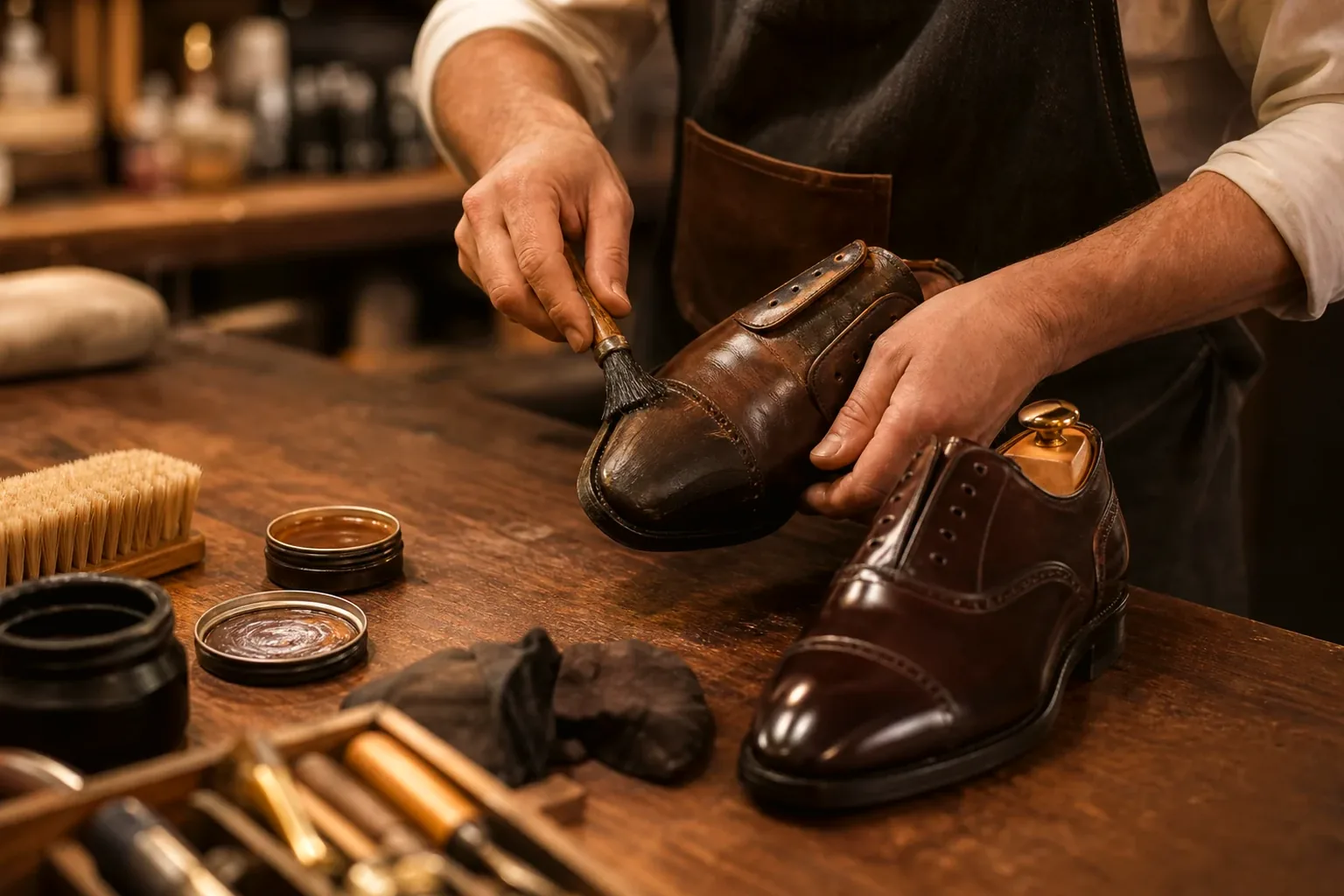 Reforma de sapatos sociais em Brasília